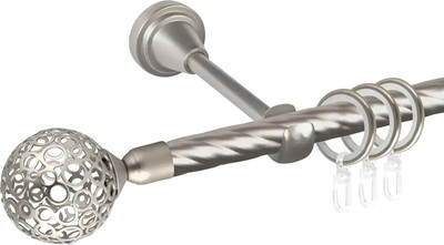 

Карниз для штор, Grace D19К + наконечники Метеор