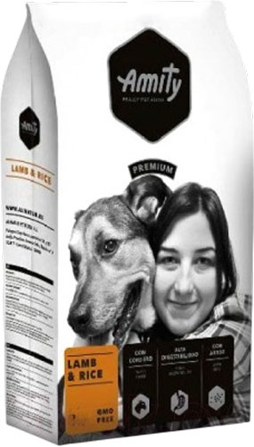 Сухой корм для собак Amity Premium Lamb & Rice с ягненком и рисом (4кг)