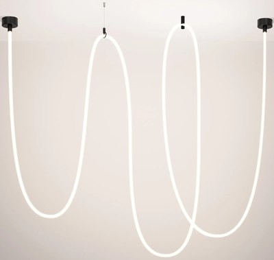 

Потолочный светильник, SP-TROPIC-SURFACE-R18-L10000-110W Warm3000 BK / 043407