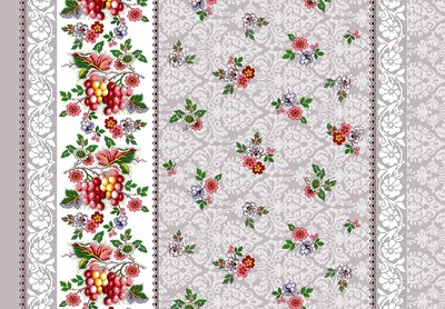 Скатерть Текстильный городок Лоза / БМ11726-1/150 (150x220, серый) - 