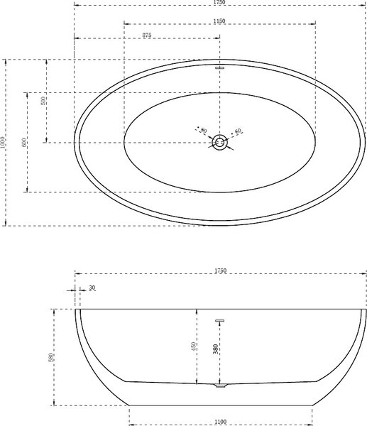 Купить Ванна акриловая Abber AB9249-1.7 в Жодино