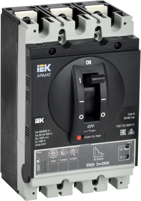 Выключатель автоматический IEK AR-MCCB-3G-050-0250A-ELSC -