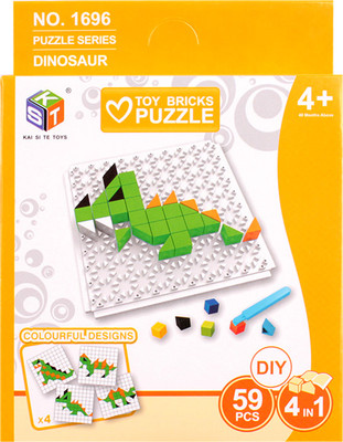 

Развивающая игра, Мозаика 4в1. Dinosaur / SR-T-3843-3