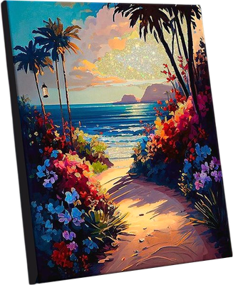 Картина по номерам Флюид Тропическая Бухта / SHR0561 -