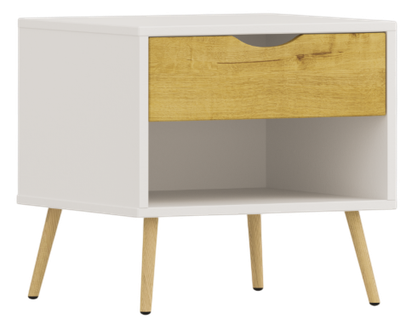 Тумба Речицадрев Сканди / Р375.03 (дуб бунратти/фон белый) - 