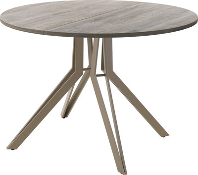 Обеденный стол AMC Elite / Е21(900) D1 (капучино/дуб уайт-ривер песочно-бежевый) -