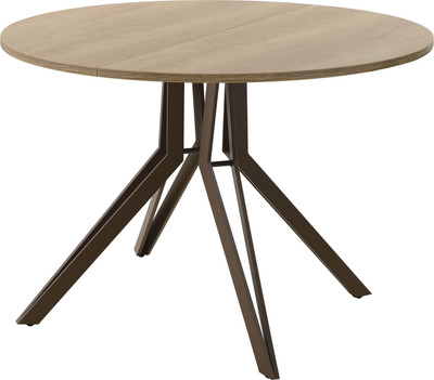 Обеденный стол AMC Elite / Е21(800) D1 (коричневый/дуб небраска натур) -