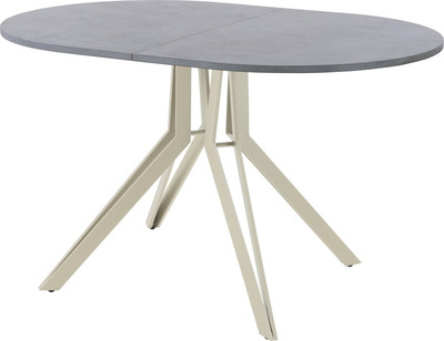 Обеденный стол AMC Elite / Е21(1200) D3 (бежевый/бетон чикаго светло-серый) -