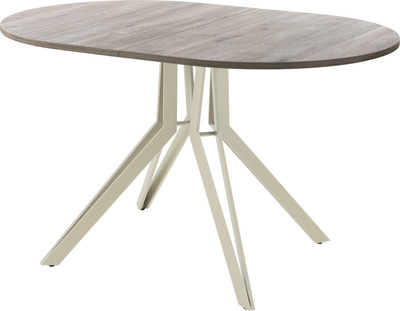 Обеденный стол AMC Elite / Е21(1200) D3 (бежевый/дуб уайт-ривер песочно-бежевый) -