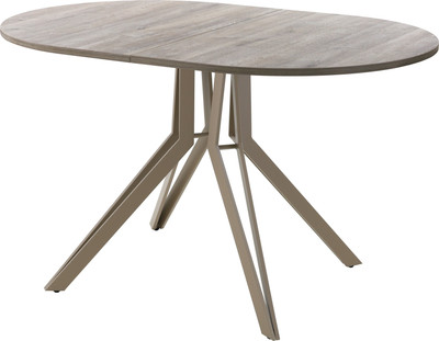 Обеденный стол AMC Elite / Е21(1200) D3 (капучино/дуб уайт-ривер песочно-бежевый) -