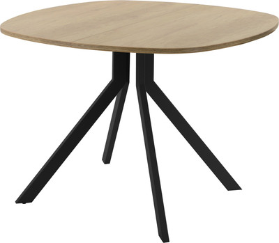 Обеденный стол AMC Elite / Е18(900) D7 (черный/дуб небраска натур) - 