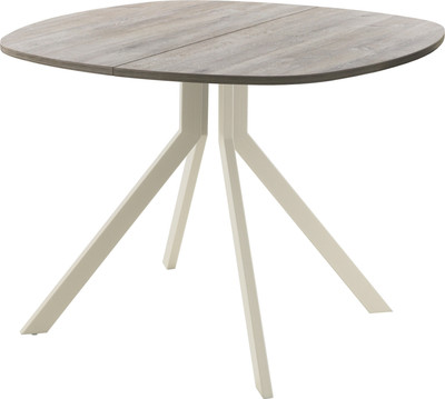 Обеденный стол AMC Elite / Е18(900) D7 (бежевый/дуб уайт-ривер песочно-бежевый) -