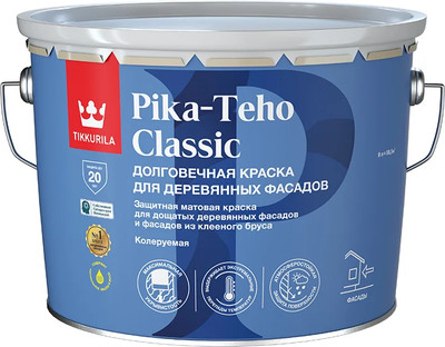 Краска Tikkurila Pika-Teho Classic A (9л, матовый) - 