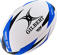 Мяч для регби Gilbert G-TR3000 / 42098205 (размер 5, белый/черный/синий) - 