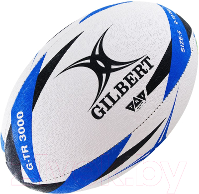 Мяч для регби Gilbert G-TR3000 / 42098205 (размер 5, белый/черный/синий)