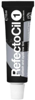 Краска для бровей RefectoCil Eyelash and Eyebrow Tint 1 черный (15мл) - 