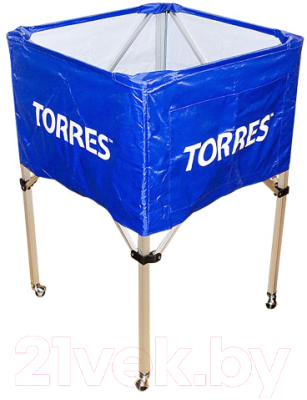 Тележка для волейбольных мячей Torres S11022 (синий/белый)