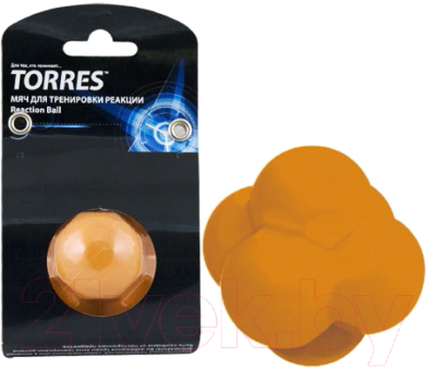 Мяч для тренировки реакции Torres Reaction Ball / TL0008 (оранжевый)