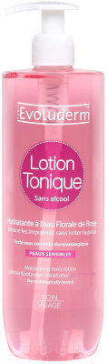 Тоник для лица Evoluderm Tonic Lotion Rose Water (500мл)