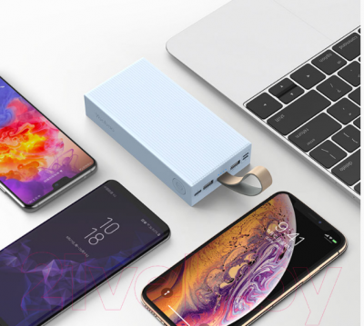 Портативное зарядное устройство Yoobao Power Bank 30E (30000 мАч, голубой)