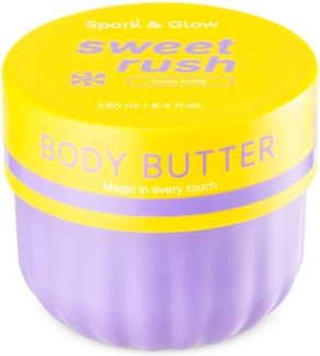 Крем для тела Spark&Glow Body Butter Purple Toffee Scent (250мл) - 