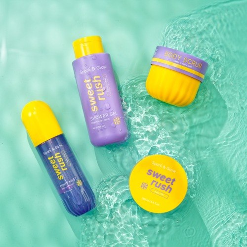 Спрей для тела Spark&Glow Body & Hair Mist Purple Toffee (250мл)