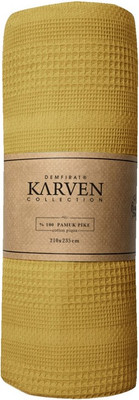 Покрывало Karven Pure Simple Пике Евро 210x235 / PL989 Olive - 