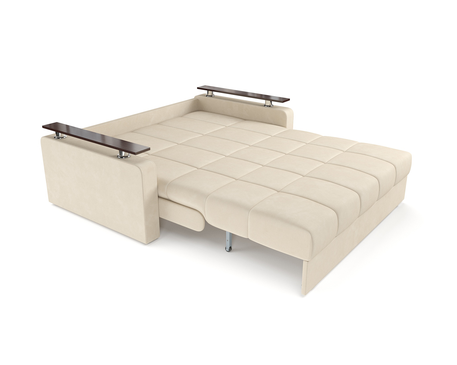 Диван Mebel-Ars Аккордеон Бакли ППУ 120x200 (бархат бежевый Star Velvet 6 Light Beige) — фото 6