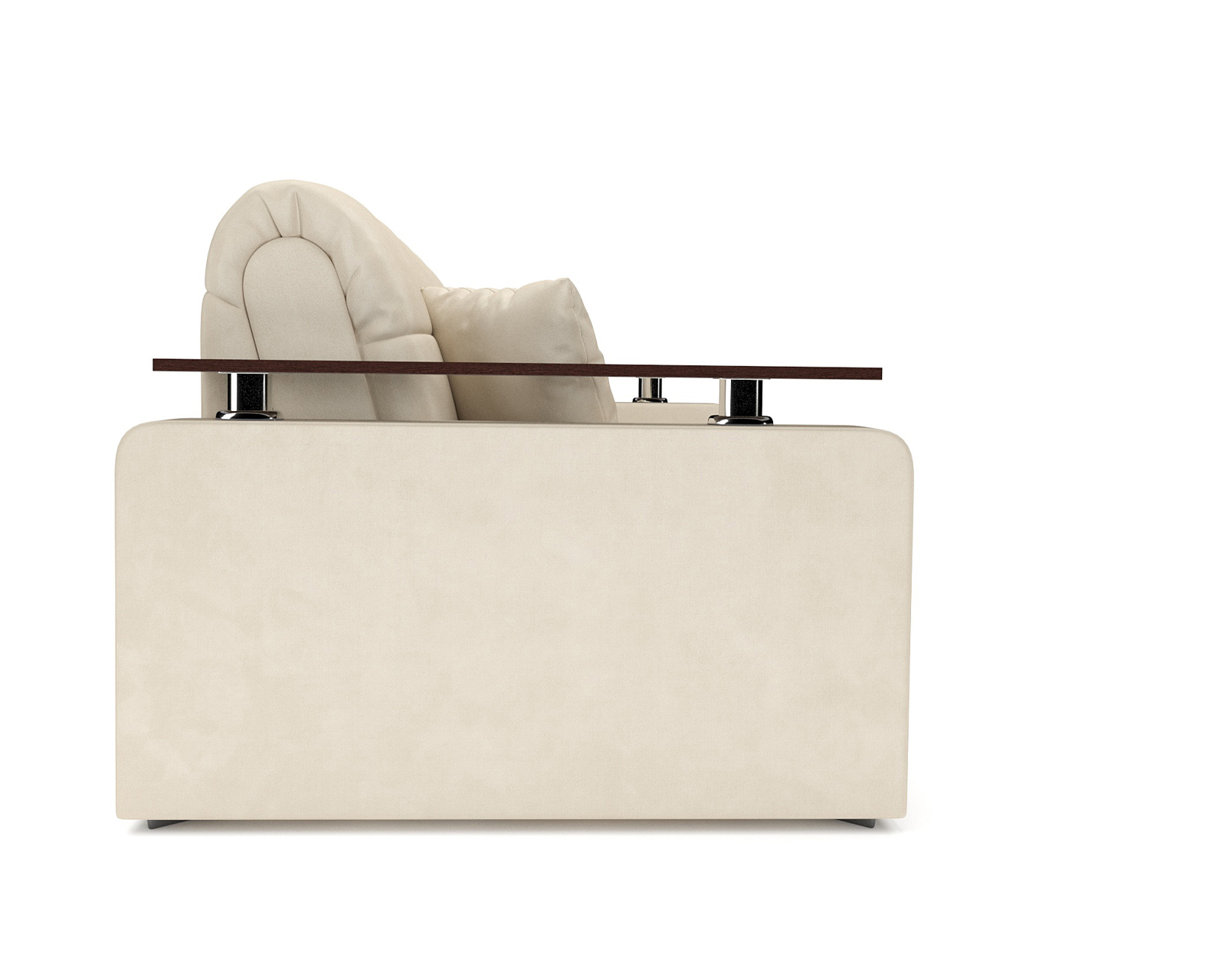 Диван Mebel-Ars Аккордеон Бакли ППУ 120x200 (бархат бежевый Star Velvet 6 Light Beige) — фото 3