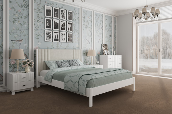 Двуспальная кровать Bravo Мебель Нортан 180х200