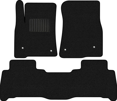Комплект ковриков для авто Alicosta 0693_1_PR-6 для Lexus LX570 III SUV/J200 2007-2012 (ворс, черный) - 