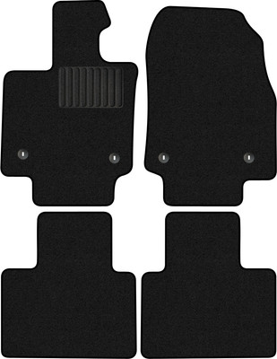 Комплект ковриков для авто Alicosta 2362_1_PR-6 для Lexus RX350L IV SUV/AL20 2019-н.в. (ворс, черный) - 