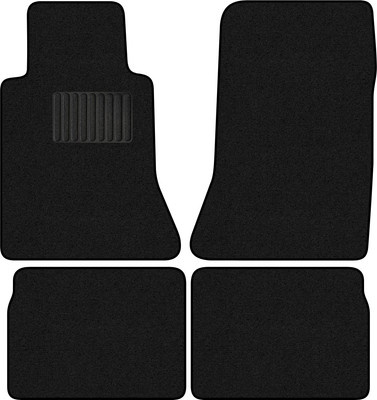 Комплект ковриков для авто Alicosta 0786_1_PR-6 для Mercedes-Benz E-Class I седан/W124 (ворс, черный) - 