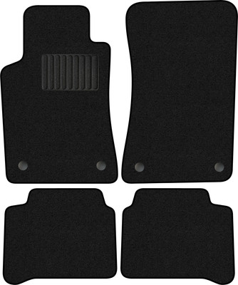 Комплект ковриков для авто Alicosta 0791_1_PR-6 для Mercedes-Benz E-Class III седан/W211 (ворс, черный) - 