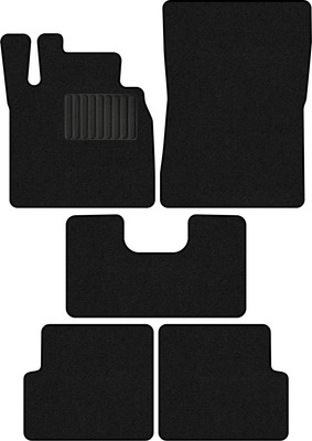 Комплект ковриков для авто Alicosta 2374_1_PR-6 для Mercedes-Benz G-Class II SUV/W463 (ворс, черный) - 