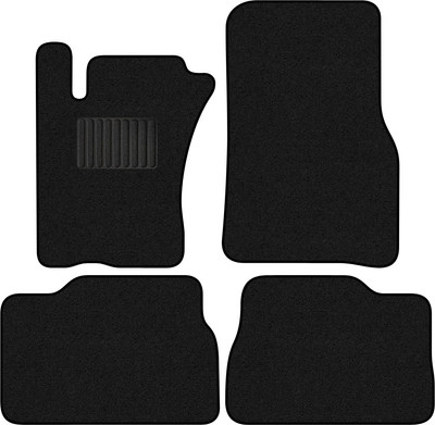 Комплект ковриков для авто Alicosta 0823_1_PR-6 для Mercedes-Benz M-Class I SUV/W163 2001-2005 (ворс, черный) - 