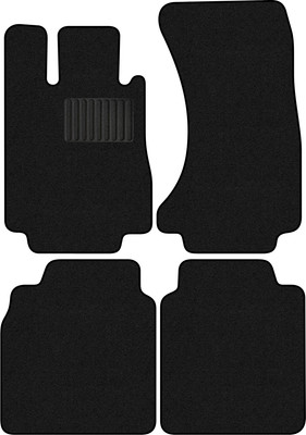 Комплект ковриков для авто Alicosta 0839_1_PR-6 для Mercedes-Benz S-Class IV седан/W220 Long 4matic (ворс, черный) - 