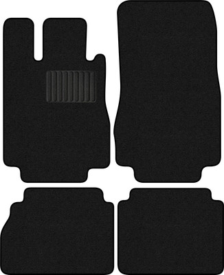 Комплект ковриков для авто Alicosta 0837_1_PR-6 для Mercedes-Benz S-Class IV седан/W220 Short (ворс, черный) - 