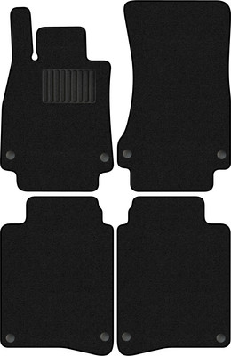 Комплект ковриков для авто Alicosta 2380_1_PR-6 для Mercedes-Benz S-Class VI седан/X222 Maybach (ворс, черный) - 