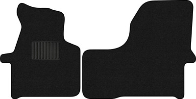 Комплект ковриков для авто Alicosta 0854_1_PR-6 для Mercedes-Benz Sprinter II W906 2006-2013 (ворс, черный) - 