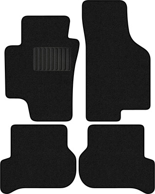 Комплект ковриков для авто Alicosta 1388_1_PR-6 для Volkswagen Golf Plus хэтчбек 5дв 2004-2014 (ворс, черный) - 
