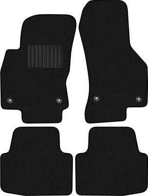 Комплект ковриков для авто Alicosta 1397_1_PR-6 для Volkswagen Passat VIII седан/B8/B8.5 (ворс, черный) - 