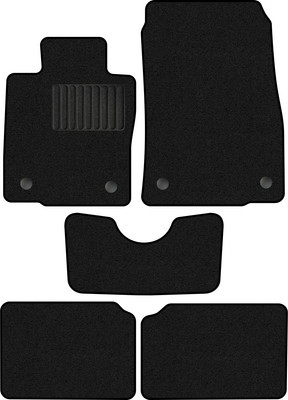 Комплект ковриков для авто Alicosta 0865_1_PR-6 для Mini Countryman SUV/R60 2010-2016 (ворс, черный) - 