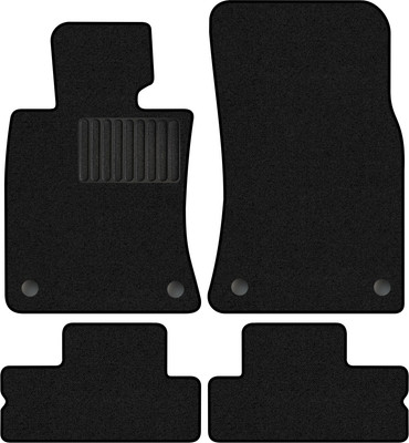 Комплект ковриков для авто Alicosta 2419_1_PR-6 для Mini Hatch II хэтчбек 5 дв/R56 2006-2014 (ворс, черный) - 