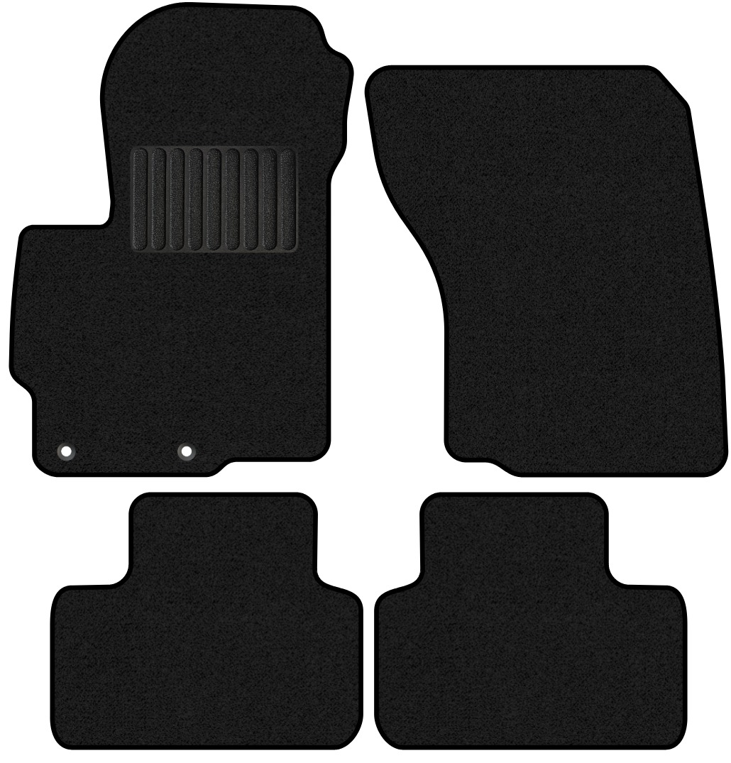 Комплект ковриков для авто Alicosta 0872_1_PR-6 для Mitsubishi ASX I SUV/GA1W/GA2W/GA3W 2010-н.в. (ворс, черный)