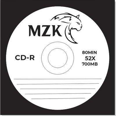Диск CD-R MZK 700Mb -