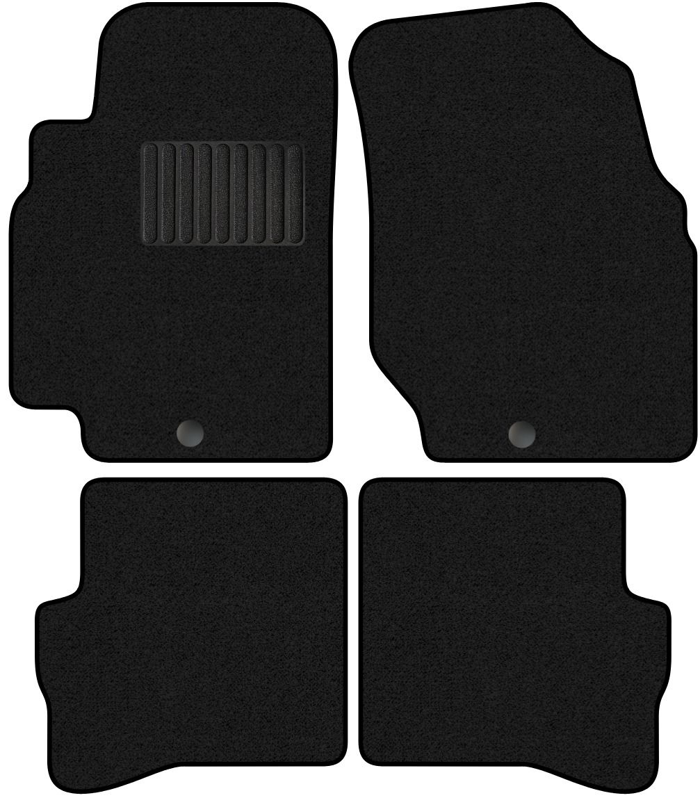 Комплект ковриков для авто Alicosta 0928_1_PR-6 для Nissan Almera Сlassic седан/B10 2006-2012 (ворс, черный)