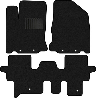 Комплект ковриков для авто Alicosta 0949_1_PR-6 для Nissan Pathfinder IV SUV/R52 2014-2017 (ворс, черный) - 