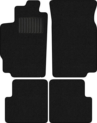 Комплект ковриков для авто Alicosta 1040_1_PR-6 для Peugeot 106 I хэтчбек 5дв/1A/1C 1996-2003 (ворс, черный) - 