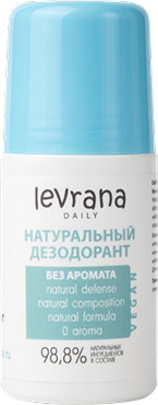 Дезодорант шариковый Levrana Daily Натуральный без аромата (65мл) - 